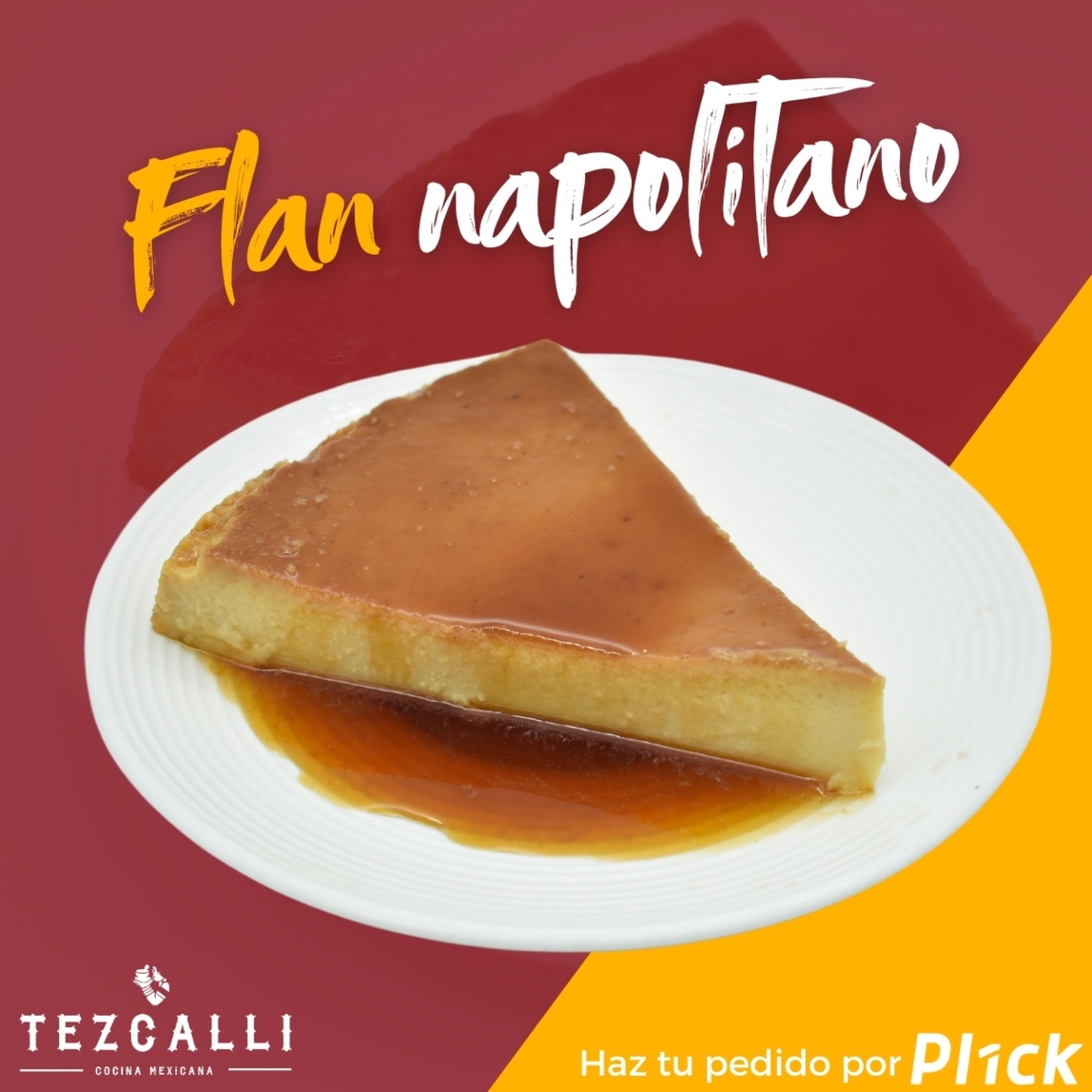 Flan napolitano (rebanada)