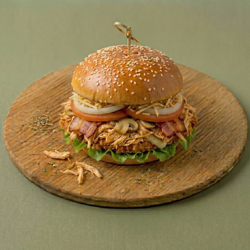 Hamburguesa Pollo Apanado Especial