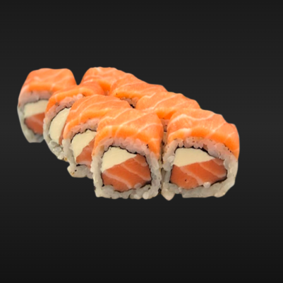 10 Uramaki Filadélfia Com Molho (Geleia De Pimenta, Molho De Ostra, Molho De Maracuja)