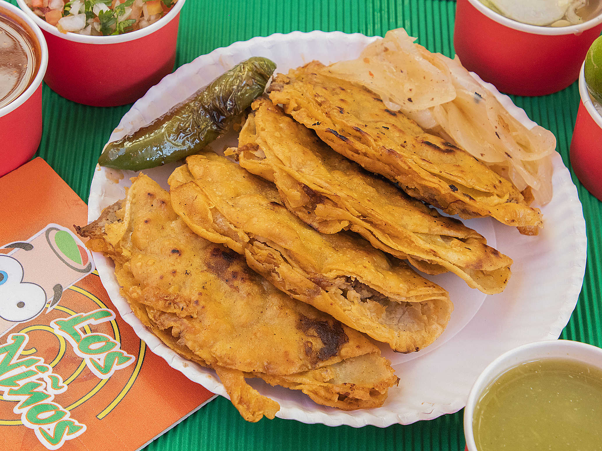 Taco Crujiente de Barbacoa