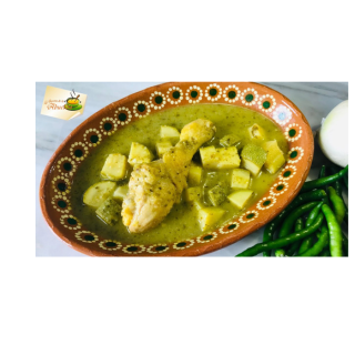 Taco Acorazado de Pollo en Salsa Verde