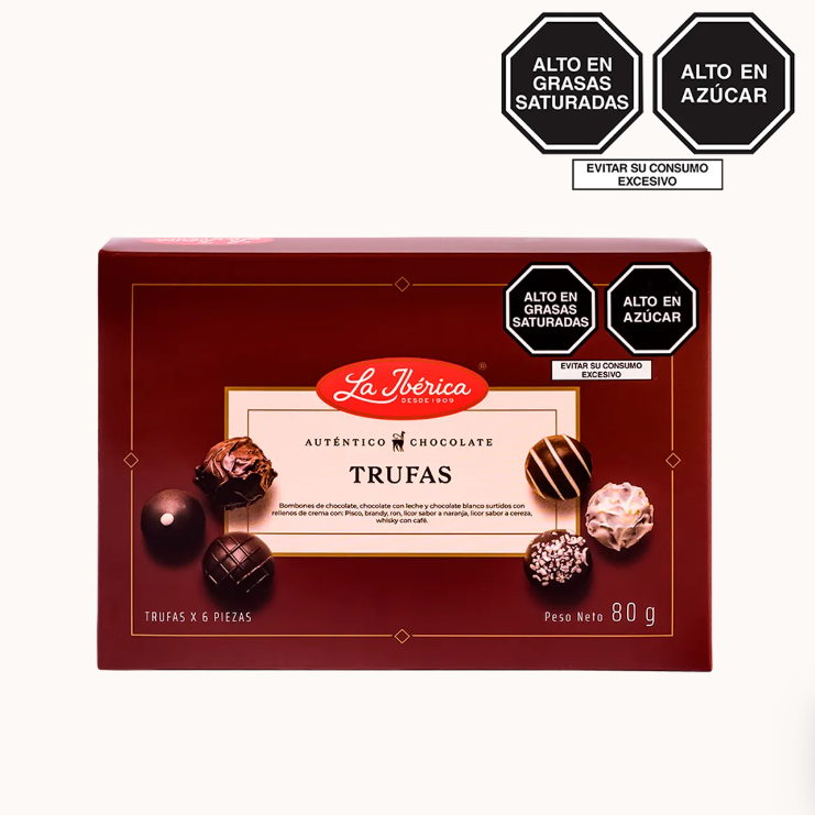 Trufas Surtidas 6 Piezas