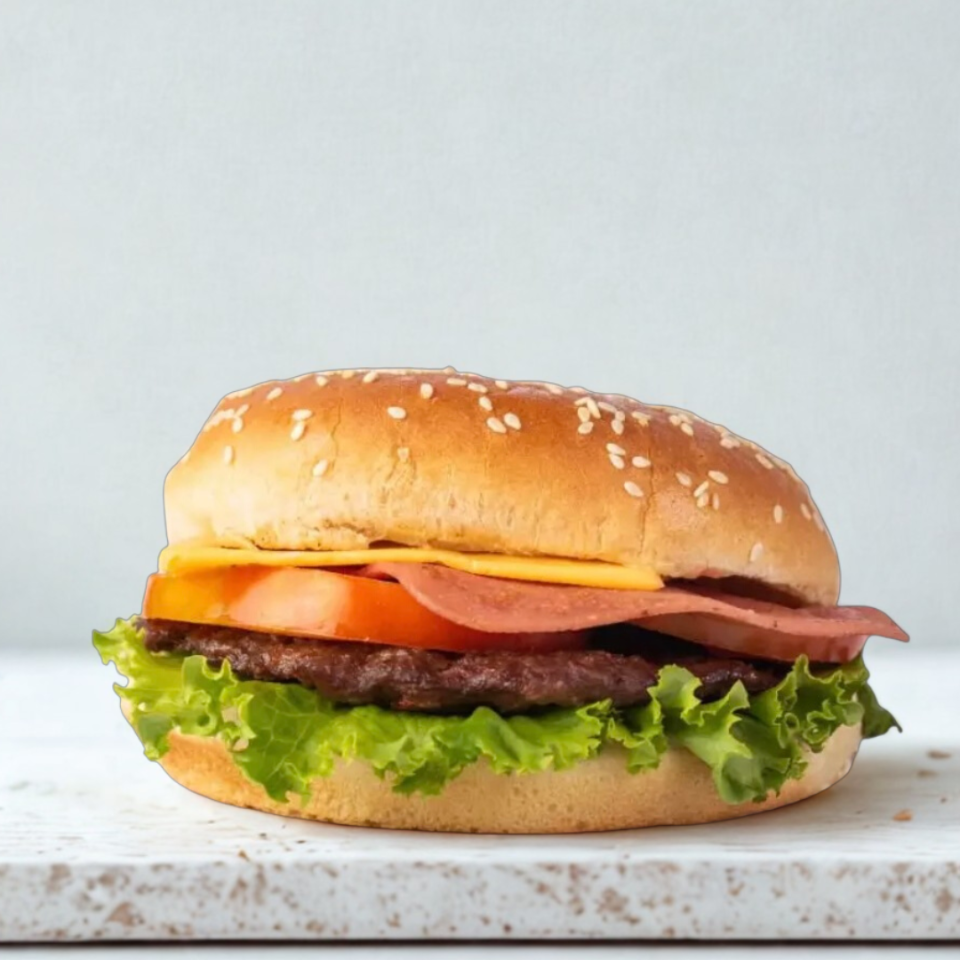 Burger de Jamón y Queso