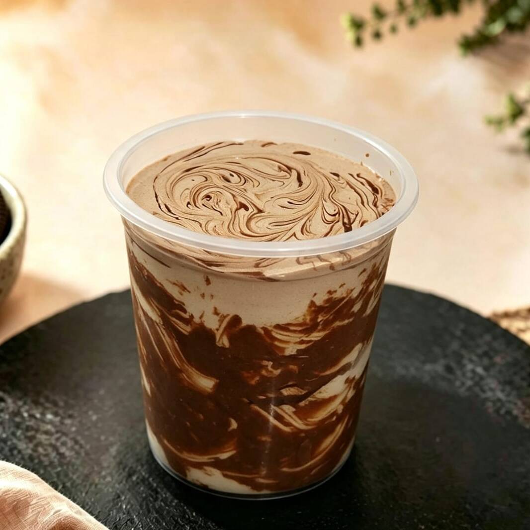 Uma combinação irresistível para os apaixonados por chocolate! Sorvete artesanal cremoso e intenso de chocolate, com um delicioso toque de amendoim inspirado no sabor bombom, finalizado com uma ganache de chocolate que deixa tudo ainda mais cremoso e saboroso. Uma verdadeira explosão de chocolate a cada colherada!