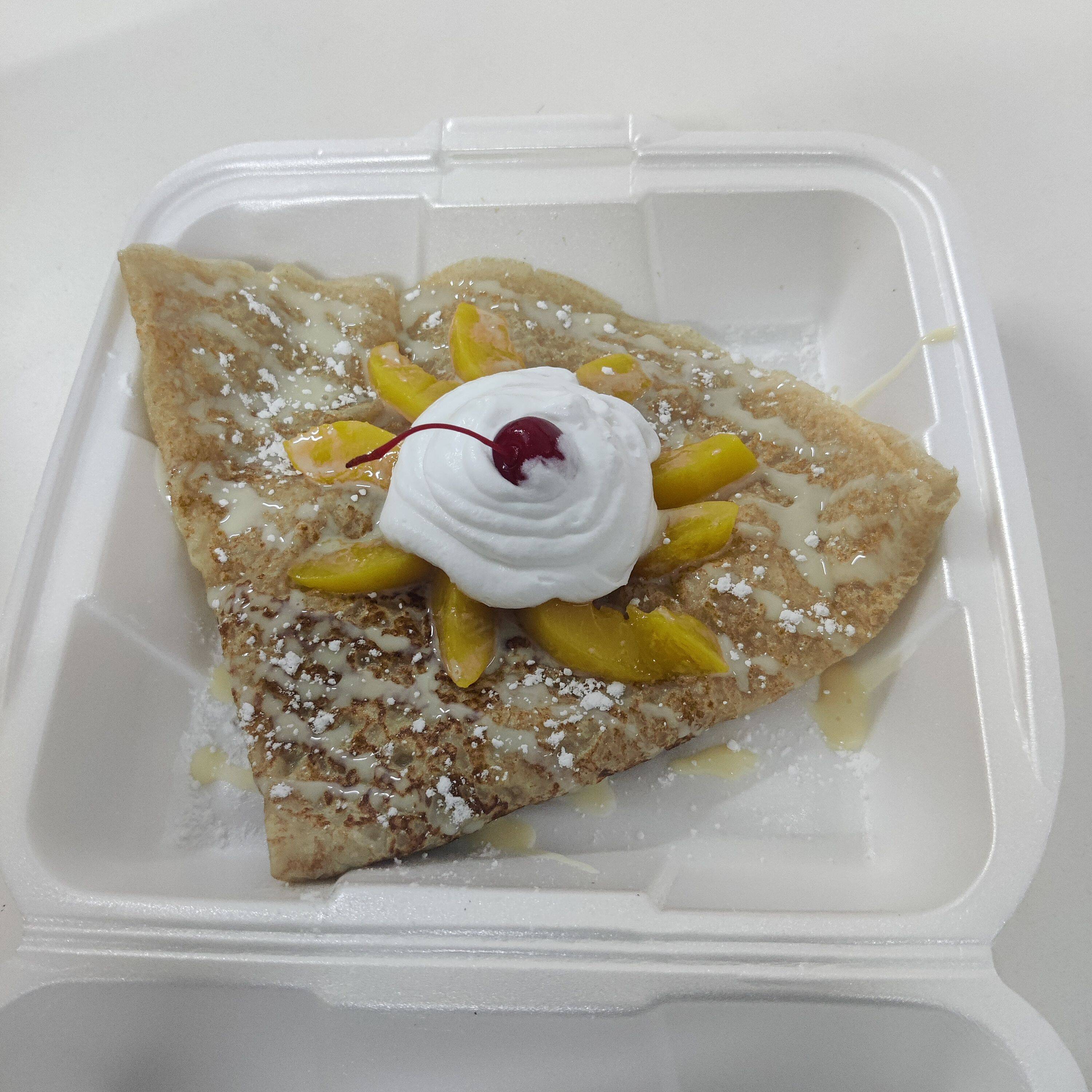 Crepa de Durazno con Lechera