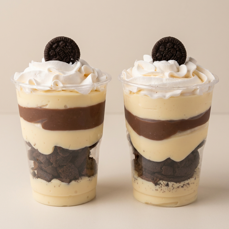 copo da felicidade uma explosão de sabores, creme de ninho, bolachas de chocolate meio amarga, brigadeiro cremoso de chocolate, finalizado com chantilly e mini Oreo 💥💥💥💥💥😱😱😱😱🥰🥰🥰
