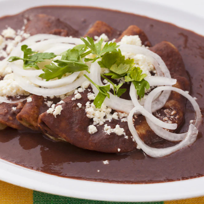 Enchiladas de Coloradito
