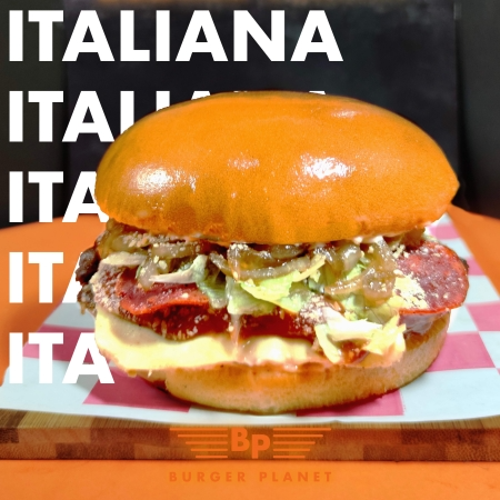 Hamburguesa Italiana.