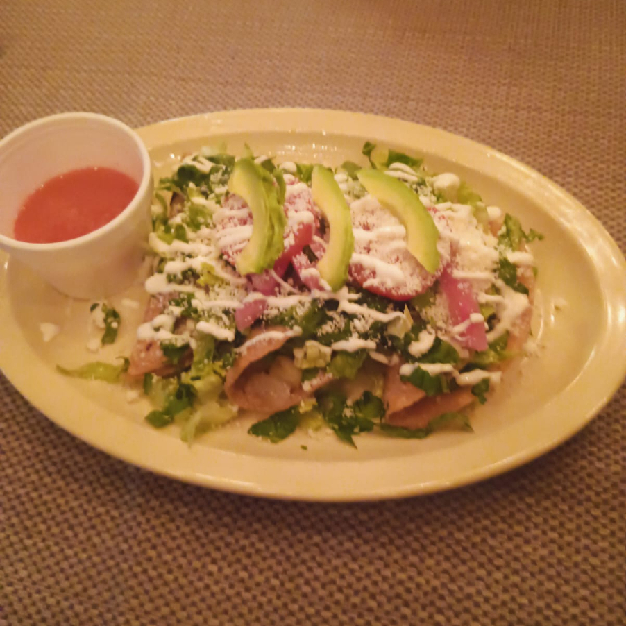 Tacos Dorados de Papa con Carne