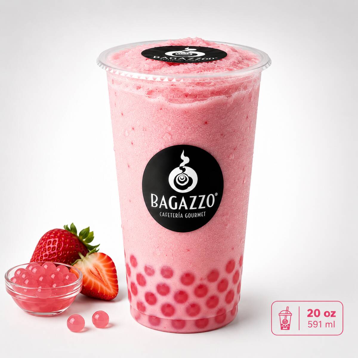 Fresa Smoothie Perlas