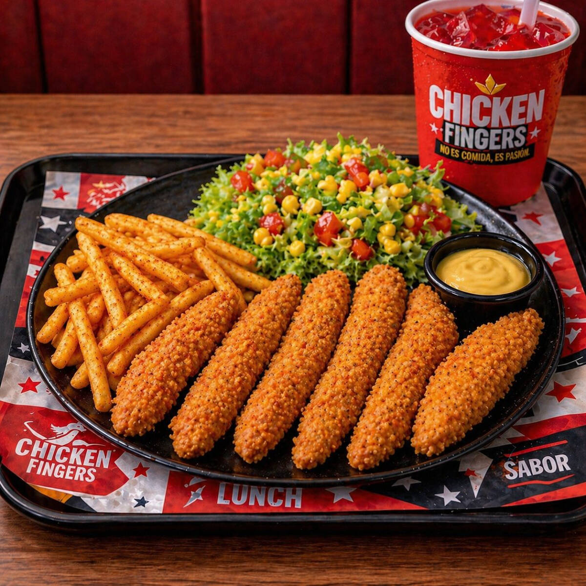 6 TENDER CON PAPAS