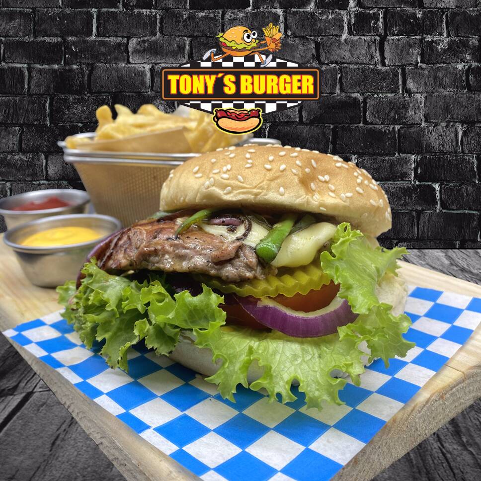 Hamburguesa de Arrachera