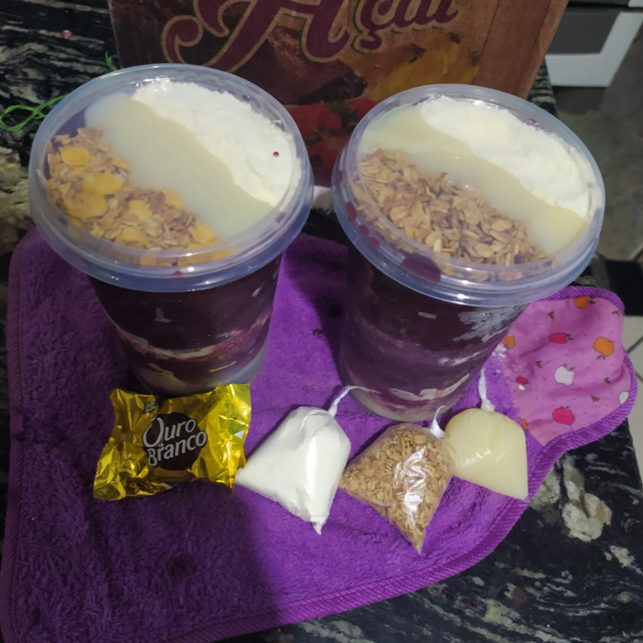 Na compra de 2 açai de 500 leve outro de 500