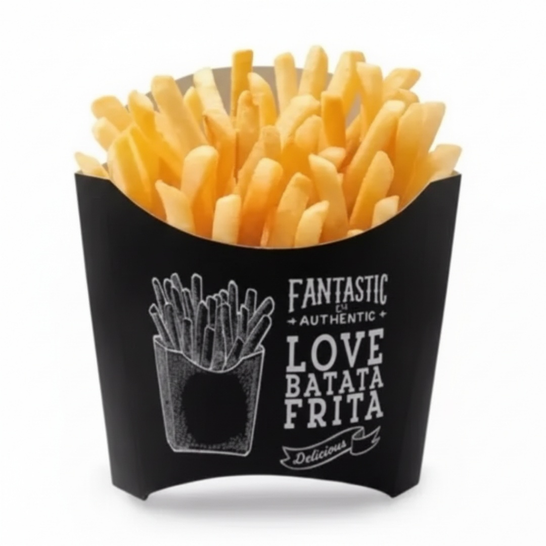 Batata bem sequinha e crocante. Aproximadamente 150gr. Foto Ilustrativa
