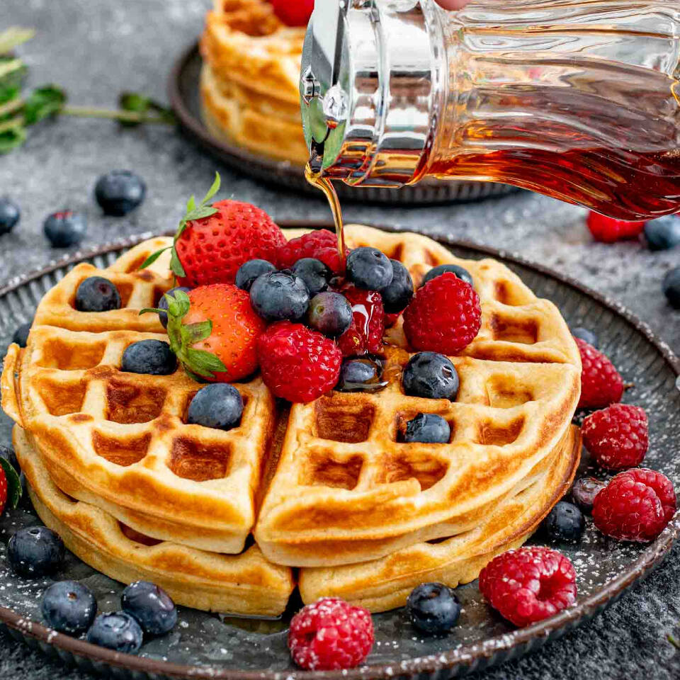 Waffles Frutos Rojos