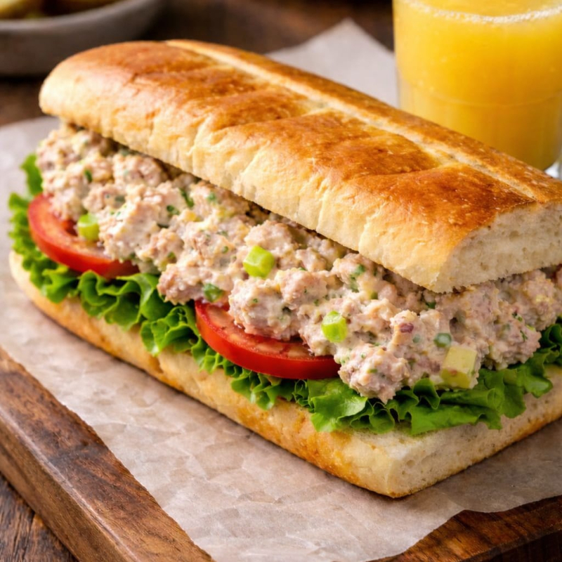 Sándwich Atún + Jugo