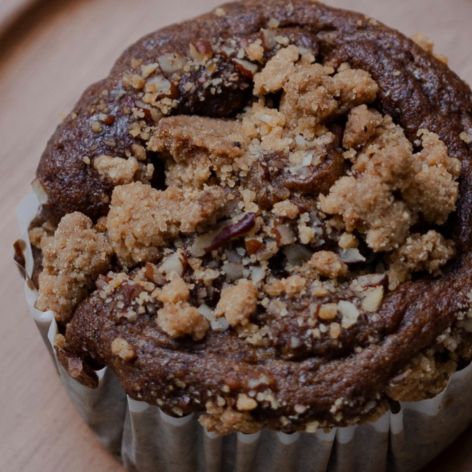 Muffin de Plátano y Nuez