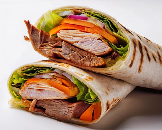 Kebab Durum de Falafel y Carne de Res