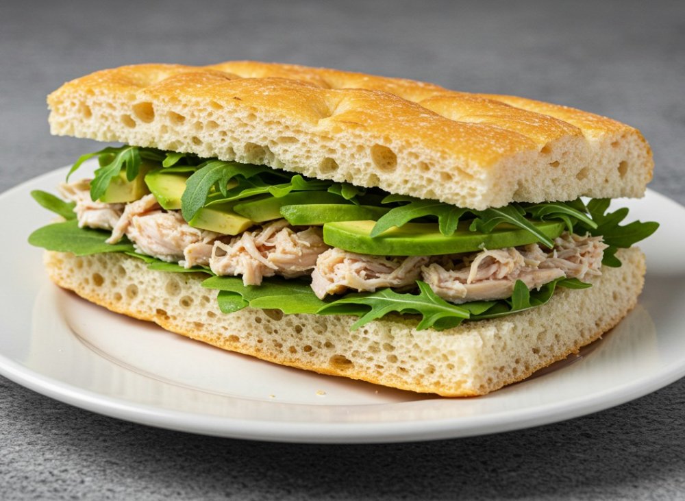 Focaccia Pollo Y Palta