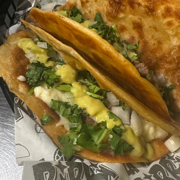 Taco de Harina Sin Queso