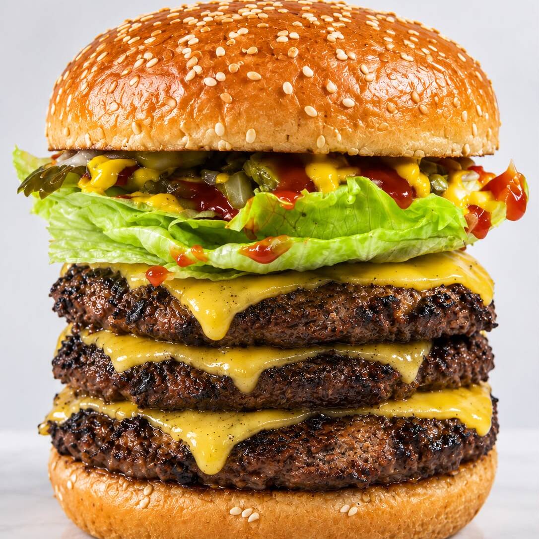 Hamburguesa Triple