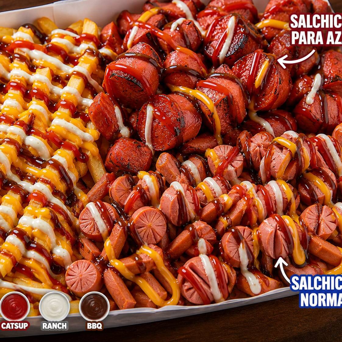 Super Salchipulpos mixtos