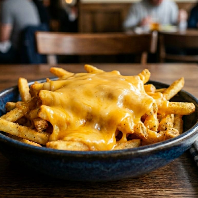 Papas a La Francesa con Queso Cheddar