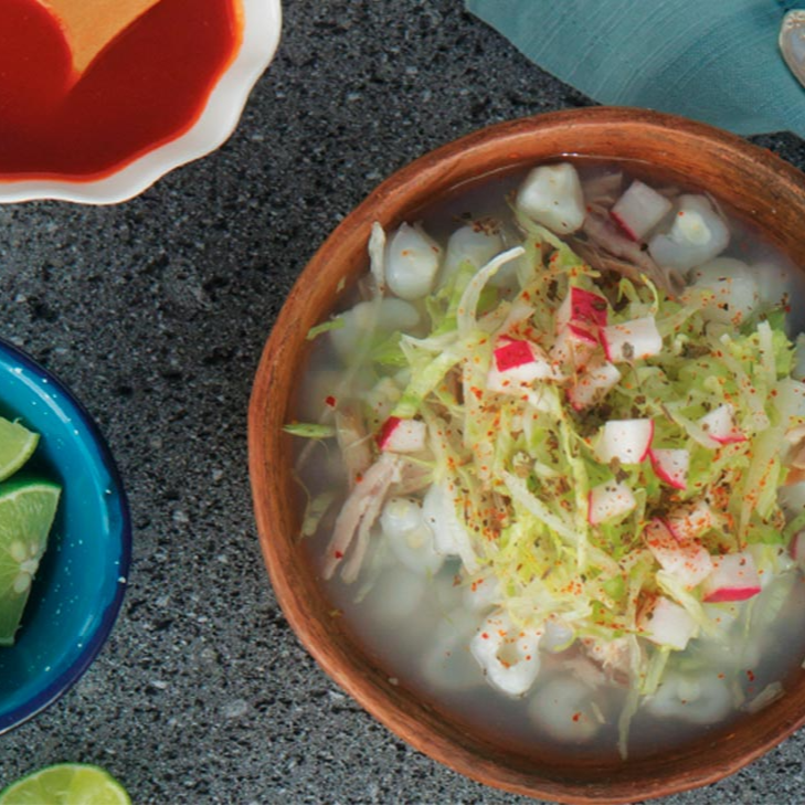 Rico Pozole Blanco de Puerco por Litro