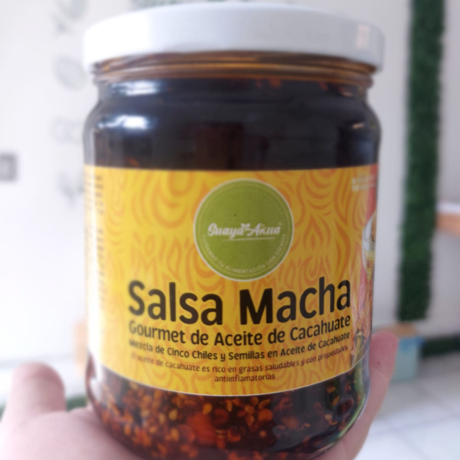 Salsa Macha Gourmet de Aceite de Cacahuate 420 Gr