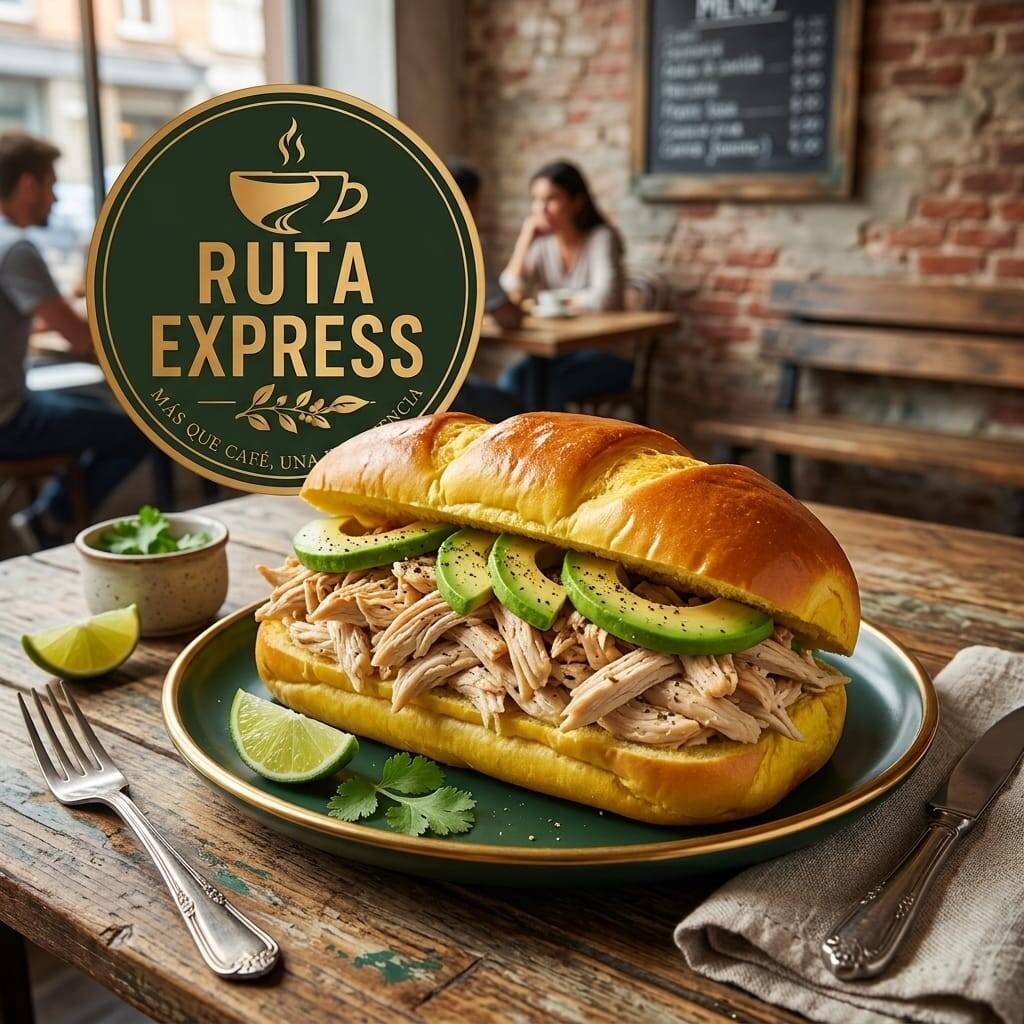 SANDWICH DE POLLO CON PALTA