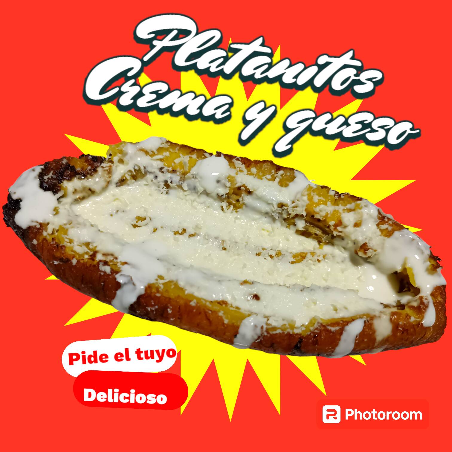 Plátanito  con Crema y Queso