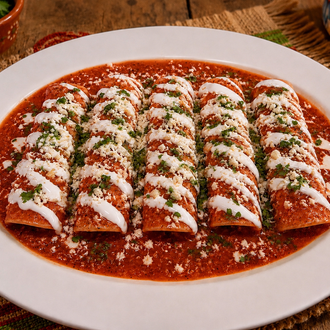 Enchiladas Rojas