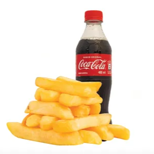 Papas a la Francesa y Refresco