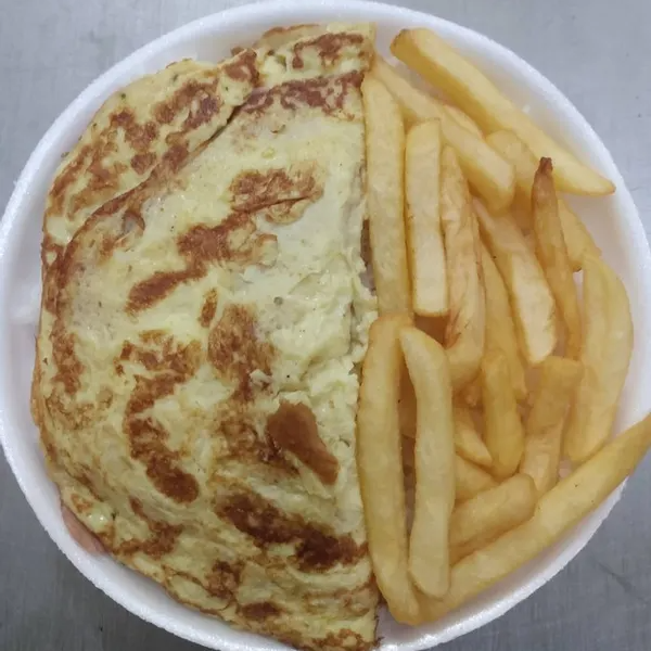 Arroz, Feijão, Batata Frita, Salada Verde ou Maionese. (Informe no campo de observação a salada que deseja)
