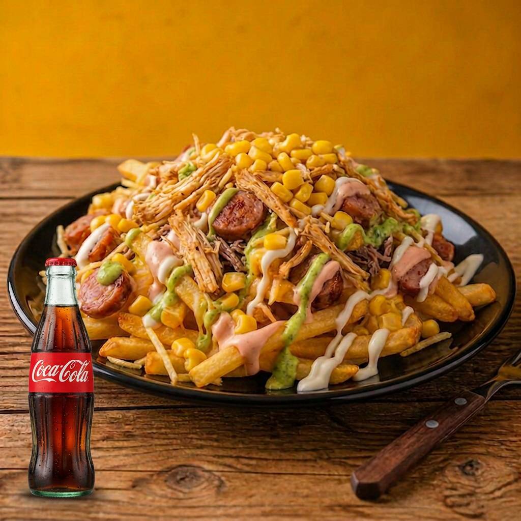 Salchi Especial (1-2 Pers) + Bebida