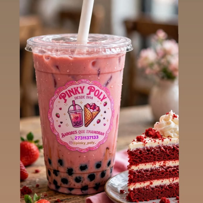 Pinky Boba Red Velvet