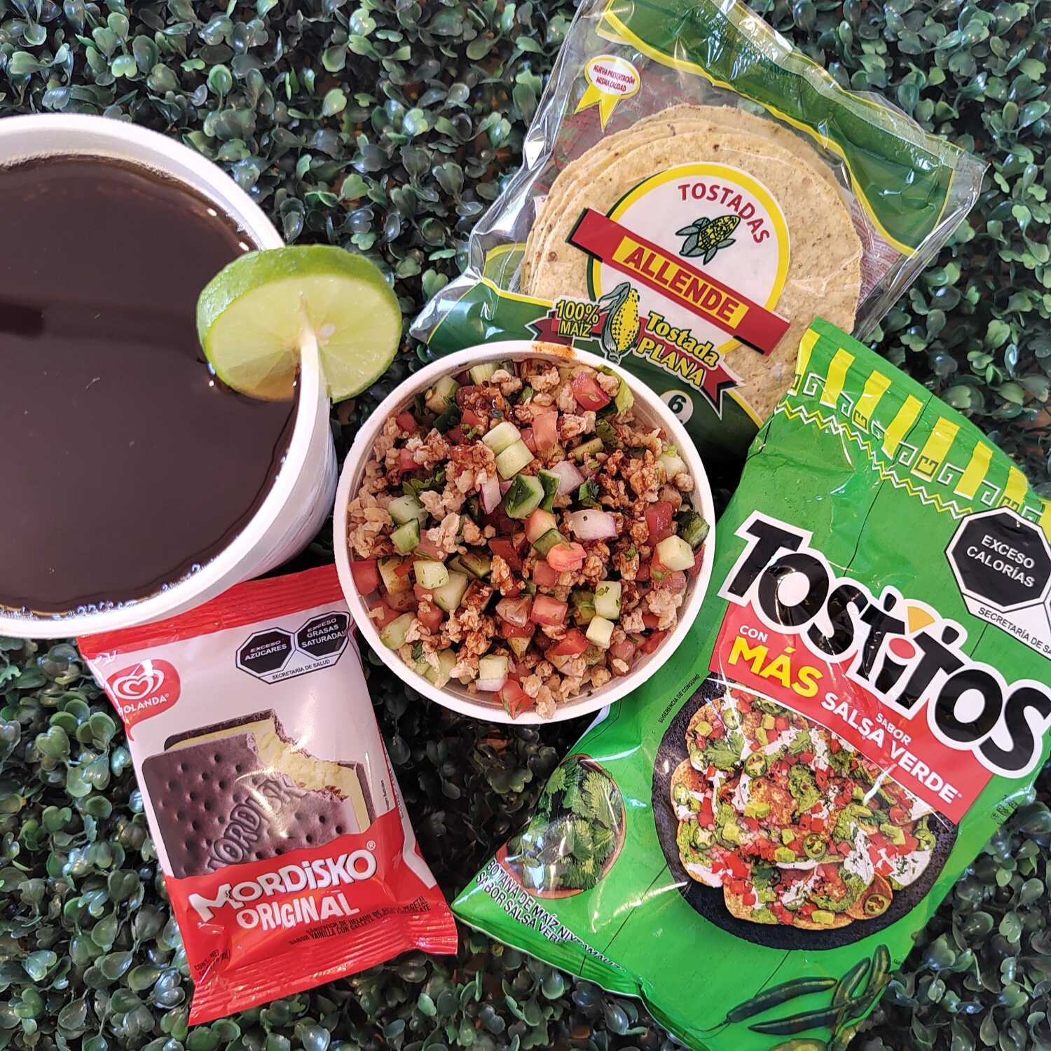 Combo ceviche de soya