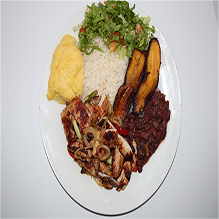 Casado de Fajitas de Pollo + Bebida Natural 12Oz