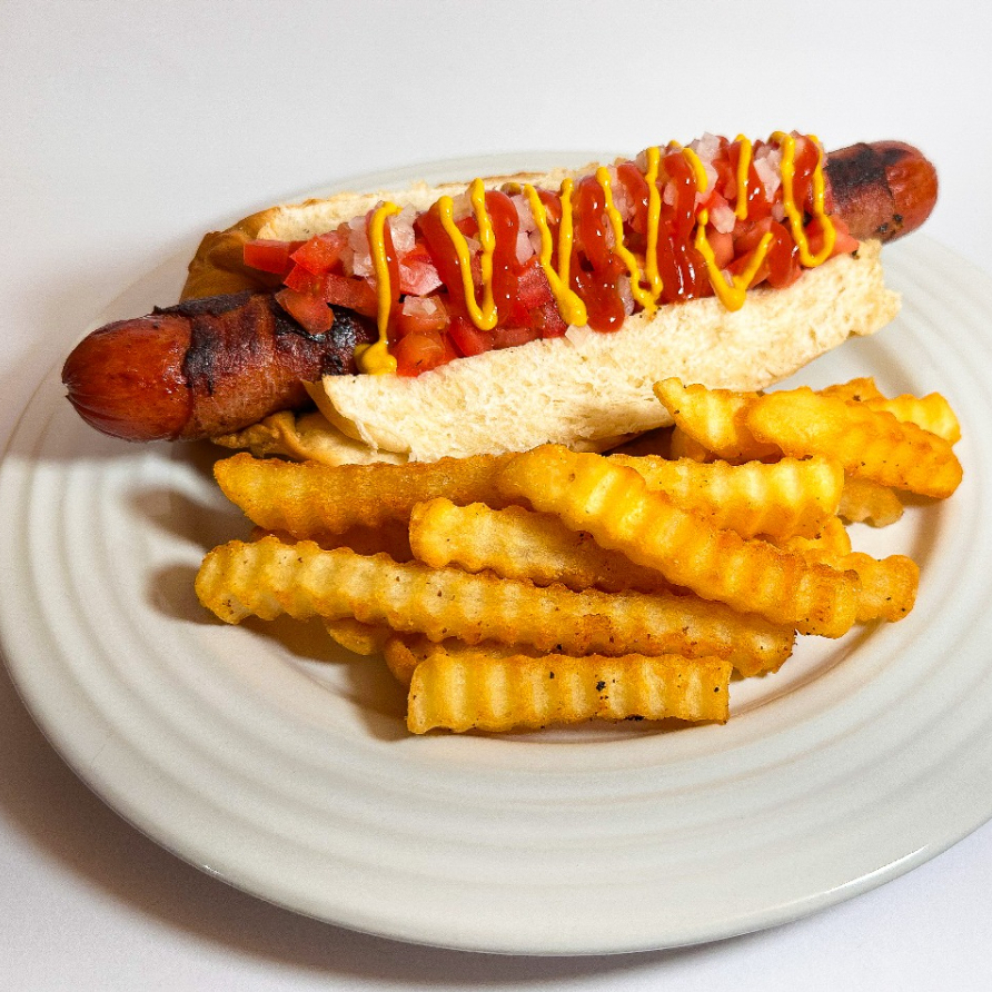 Hot Dog Jumbo con Papas