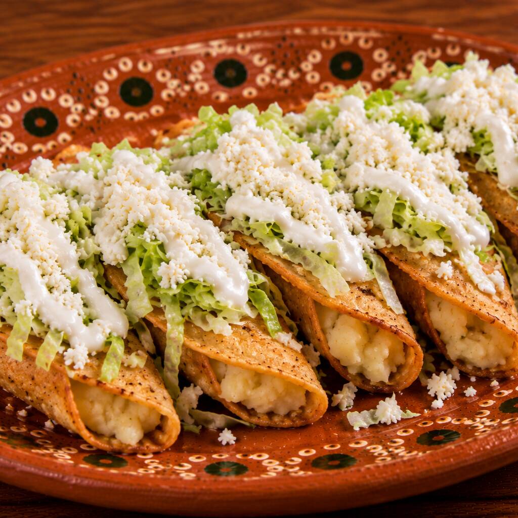 Tacos Dorados de Papa