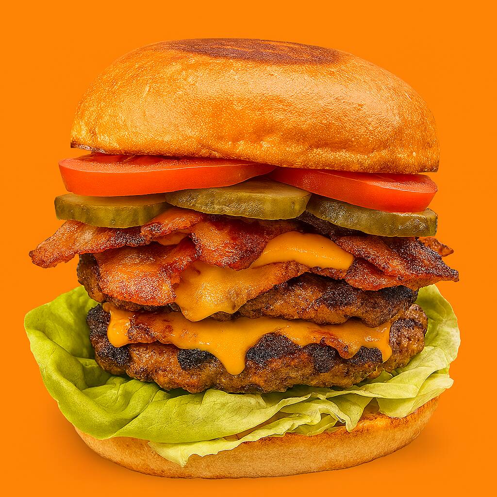 Hamburguesa Big Charly + Papas