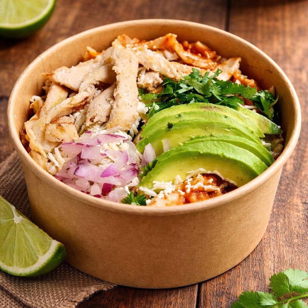 CHILAQUILES FAJITAS DE POLLO
