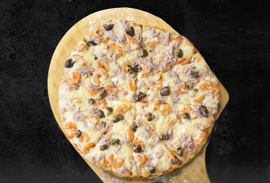 Pizza de mariscos