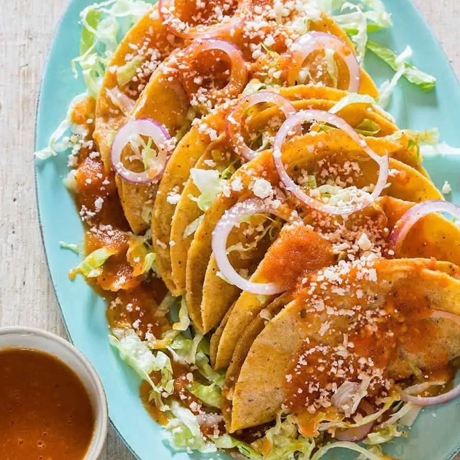 Tacos potosinos (4 pzas)