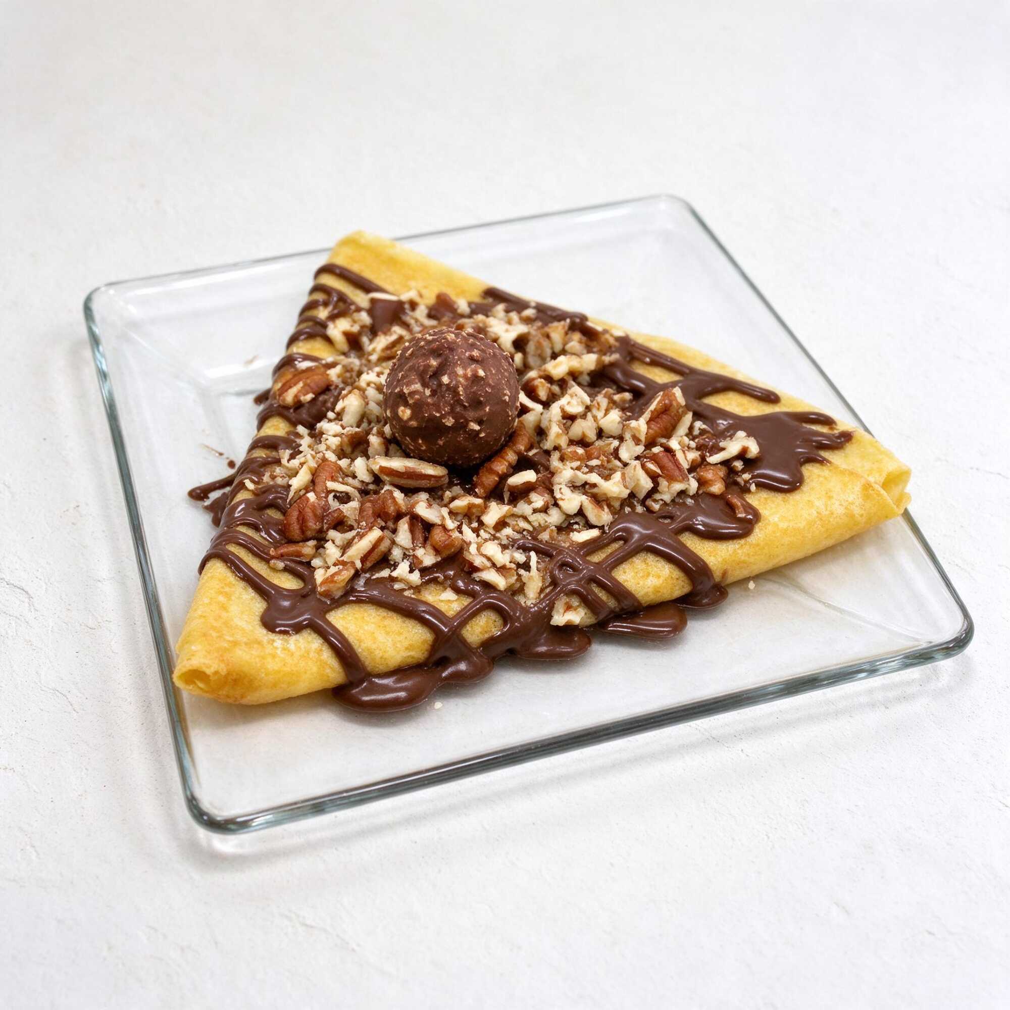 Crepa de Nutella con Ferrero Roche y Nuez