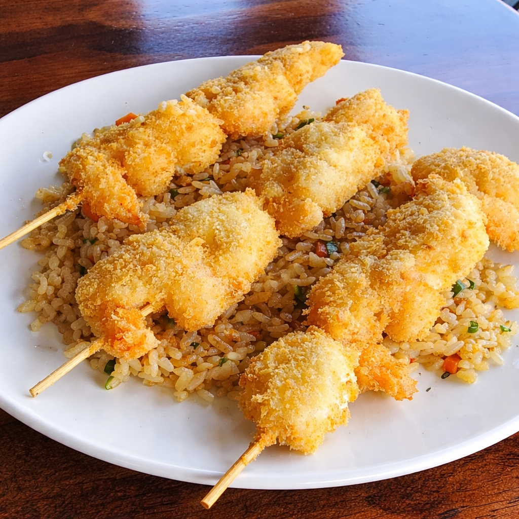 Manchego empanizados