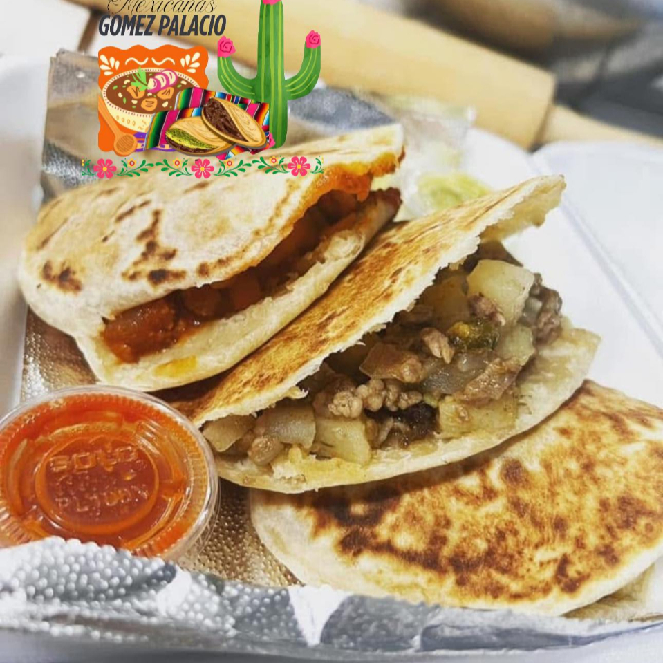 Gordita de Harina de Chicharrón de Cuero