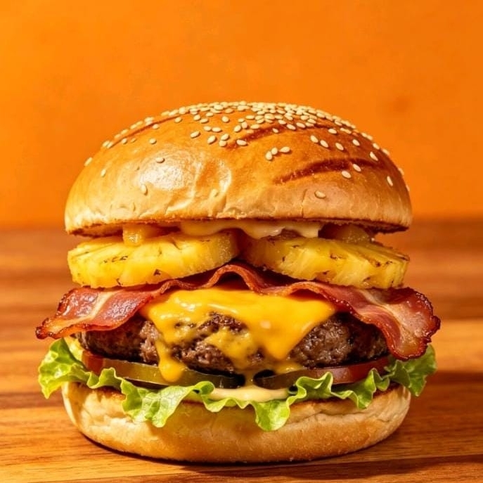 Hamburguesa Hawaiana