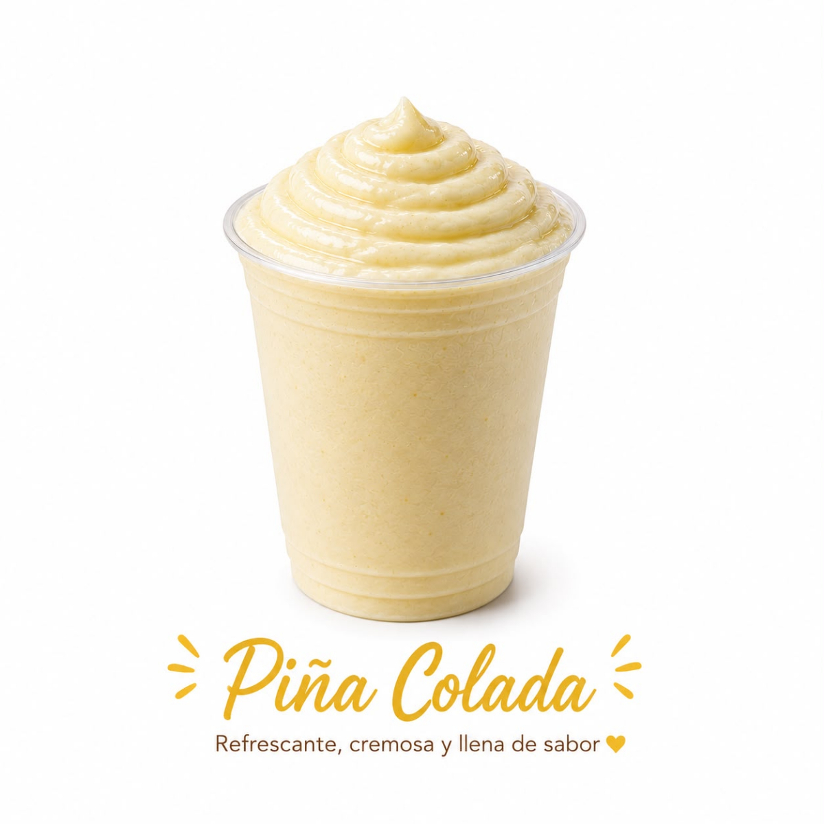 Malteada Sabor Piña Colada(imagen ilustrativa)
