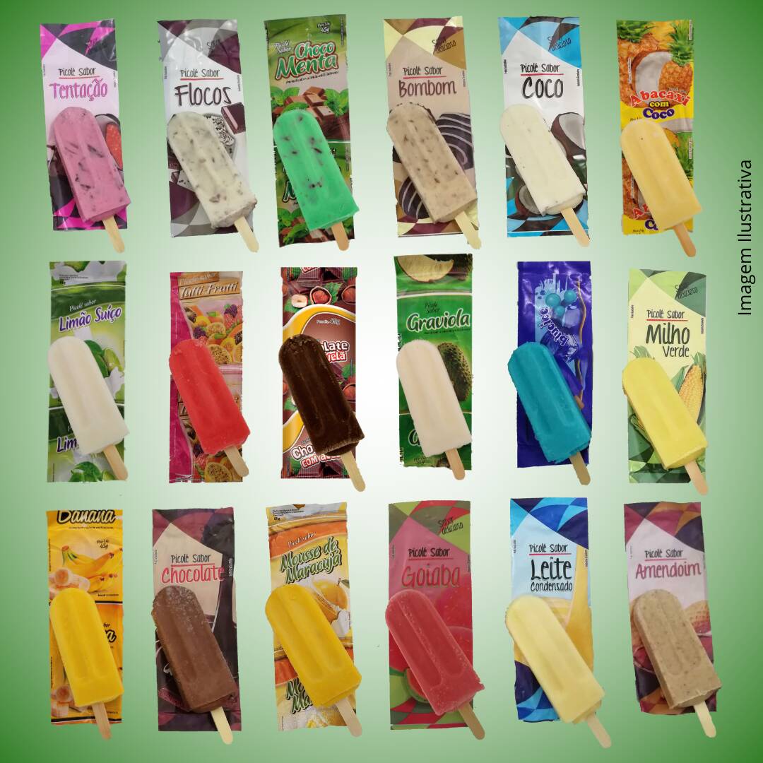 Picolés ao leite, cremoso e delicioso em cada mordida